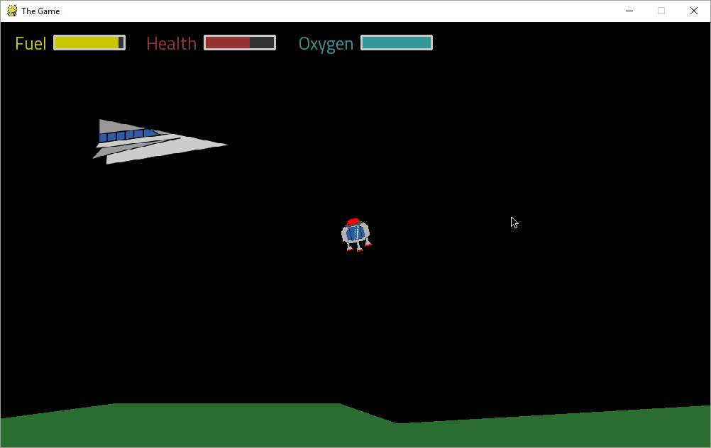 Landing the spaceship